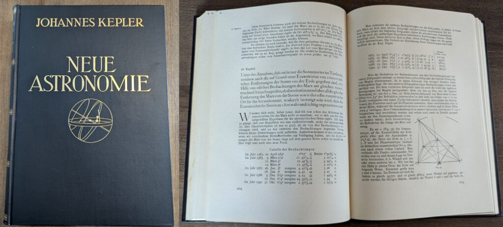 Die Biographen von Johannes Kepler - Neue Astronomie übersetzt von Max Caspar 1929 (Original)